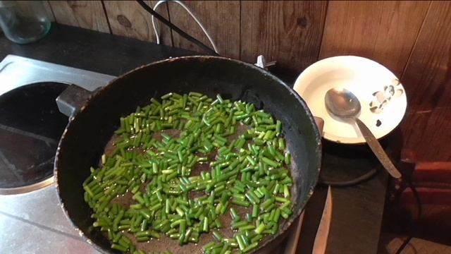Жареные стрелки чеснока