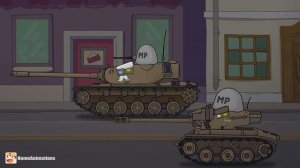 HomeAnimations – Мультики про танки  Танки зомби напали на город - Мультики про танки