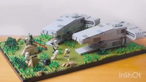📦 Lego The Mandalorian - Боба Фетт против штурмовиков - Имперский войсковой транспорт MOC