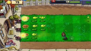 plant vs zombie уровень 3 (растения против зомби)