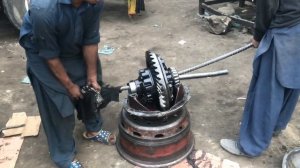 Repairing differential gear How to replace crown wheel and pinion complete amazing process
