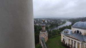 Вид на Торжок с колокольни Спасской церкви
