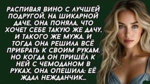 Распивая вино с лучшей подругой, на шикарной даче, она поняла. Аудиоистории