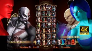 Игра за Kratos & Undead Cage в Mortal Kombat Komplete Edition на PC Expert в 4K