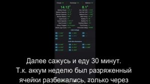 Часовое наблюдение за работой полностью разряженного титанатного аккумулятотра на nissan leaf