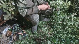 делаем предварительную сборку веника