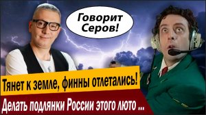 Тянет к земле, финны отлетались! Делать подлянки России этого люто дорого, доказано Хельсинки!