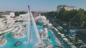 Флайборд шоу в бассейне Bora-Bora. Зажег!
