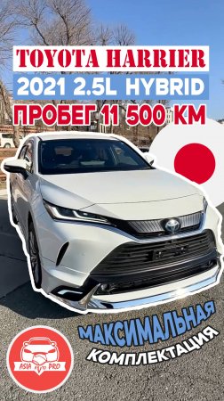 Toyota Harrier 2.0 Z Leather Package 2021