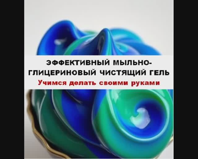 Эффективный мыльно-глицериновый чистящий гель. Учимся делать своими руками