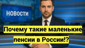 Почему такие маленькие пенсии в России
