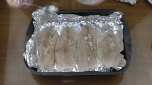 Запечённое ФИЛЕ Рыбы в духовке! Вкусный и Простой рецепт!