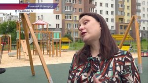 Современная детская площадка открылась после ремонта во дворе дома на улице Акимова