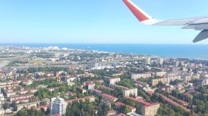 Взлëт из Сочи на airbus-321. Аэрофлот