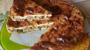 ОТЛИЧНЫЙ РЕЦЕПТ ЗАЛИВНОГО ПИРОГА. НАЧИНКА МЯСО-КАПУСТНАЯ