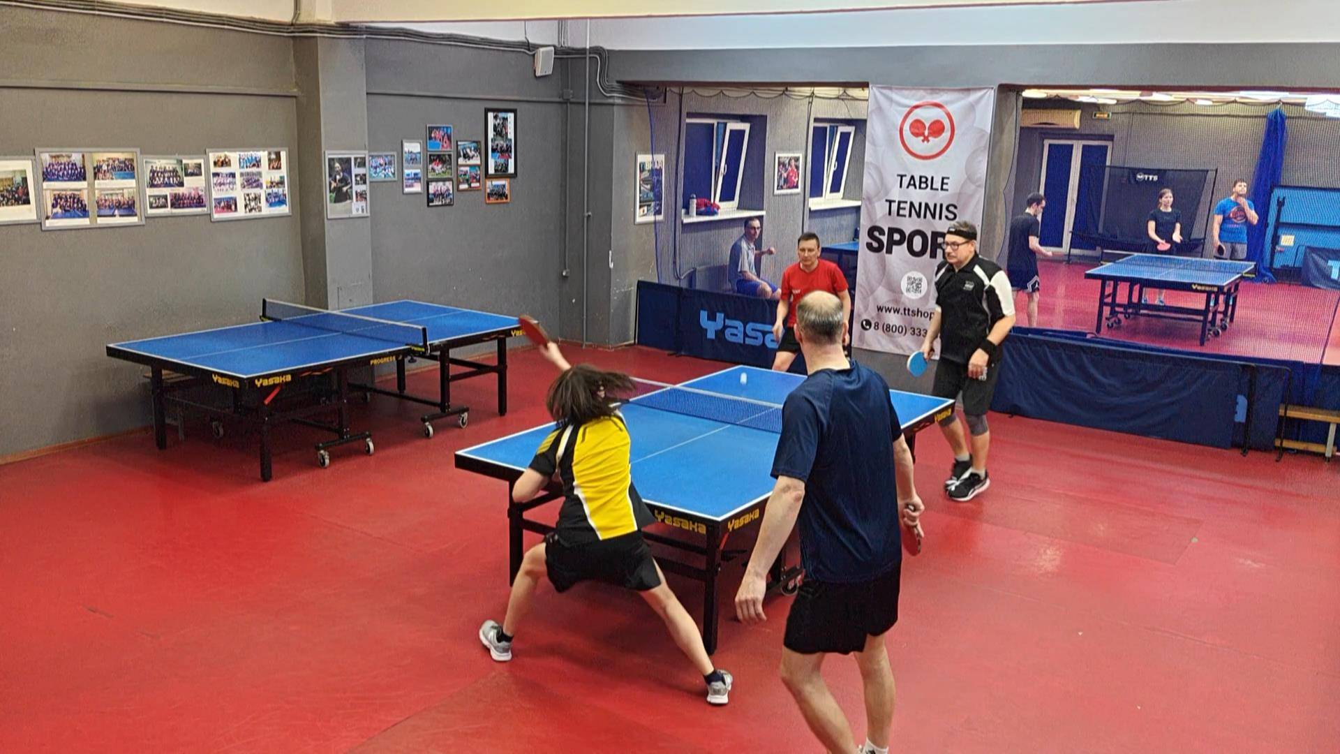 #32 Сергеев/Иванов - Пеликаев/Гребенкина 19.06 Парный-рандом настольный теннис СПб