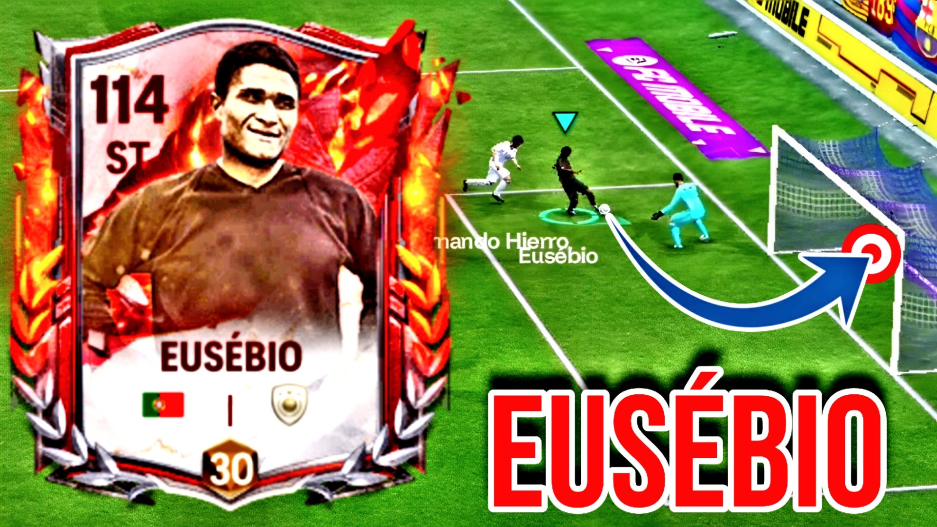 ОБЗОР НА EUSEBIO 109 ST в FC MOBILE смотреть онлайн