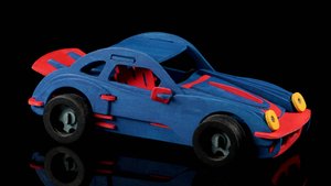 15. Собираем модель Немецкого спорткара от Pebaro 865-4