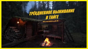 Трёхдневное выживание в тайге | Одиночный кемпинг | Выживание | Bushcraft