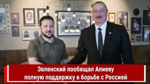 Зеленский пообещал Алиеву полную поддержку в борьбе с Россией