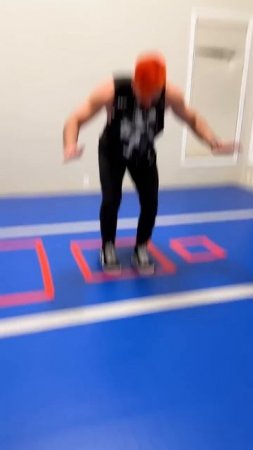 Backflip in the square challenge 🎯 vs @Matt.Larose