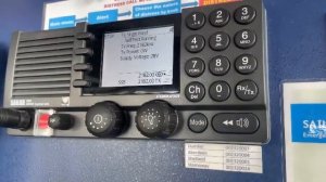 MF/HF station Sailor 6301. Self test // #seaman #OOW #моряки #navigation #gmdss #навигация