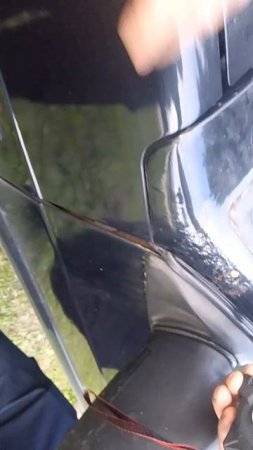 Проверка кузова автомобиля рулеткой на шпаклёвку