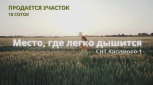 Место, где легко дышится. Участок 10 сот в Касимово-1. Продажа