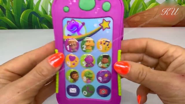 РАСПАКОВКА ИГРУШЕК - ДИНОЗАВР БАРНИ Новые игрушки и поделки, обзор смотреть онлайн