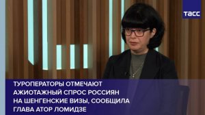 Туроператоры отмечают ажиотажный спрос россиян на шенгенские визы, сообщила глава АТОР Ломидзе