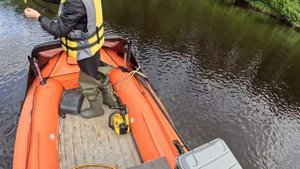 Отец и сын, рыбалка на любимой реке