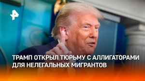 Охраняемую аллигаторами тюрьму для мигрантов-нелегалов открыли в США