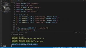 4. Server (Back-End) - Setup