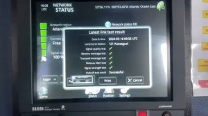 Inmarsat C, Sailor 6018. Link test. / #ГМССБ #InmarsatC  #ИнмарсатС #navigation #test #gmdss