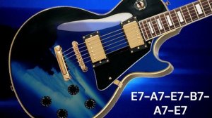 Texas Blues Backing Track in E