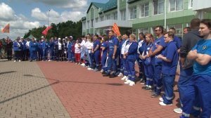 В Большебыково прошли открытые межрегиональные соревнования среди специалистов экстренных служб