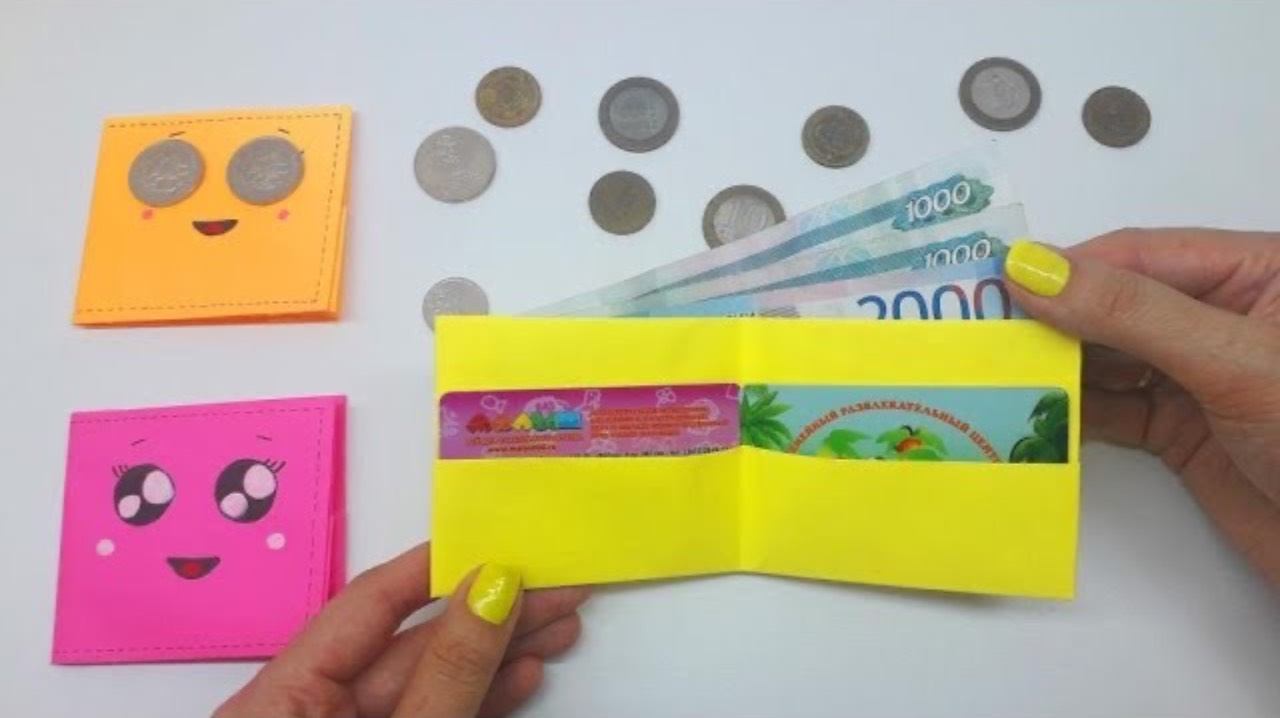 Как сделать КОШЕЛЕК из бумаги | Оригами Кошелек | DIY Origami Wallet смотреть онлайн