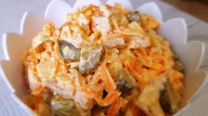 Салат "Обжорка" с курицей