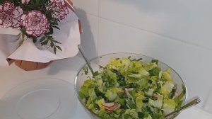 Весенний САЛАТ! Самый простой и быстрый САЛАТ за 5 минут !