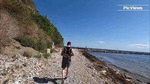 Погода в Анапе сегодня 2 июля 2025. Обстановка на пляже Высокий Берег. Отдых и Сезон в Анапе