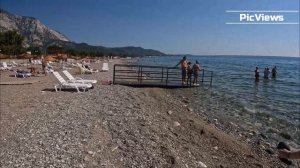 Пляж Бельдиби - отель Selcukhan Hotel 4* Beldibi Кемер Анталья.  Сельчукхан Отель Кемер сегодня