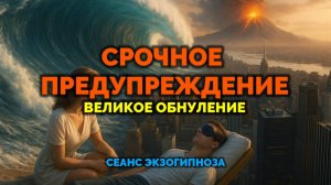 СРОЧНОЕ ПРЕДУПРЕЖДЕНИЕ. ВЕЛИКОЕ ОБНУЛЕНИЕ: СЕАНС ЭКЗОГИПНОЗА