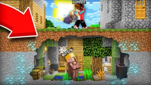 ВСЁ ЭТО ВРЕМЯ ЖИТЕЛЬ ВЫЖИВАЛ ПОД ЗЕМЛЁЙ В МАЙНКРАФТ Компот Minecraft