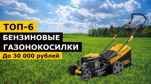 ТОП-6. Бензиновые газонокосилки до 30 000 рублей