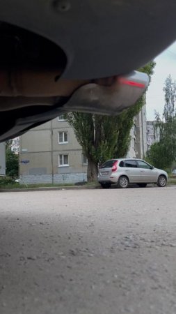 Педаль газа на холостом. Даунпайп + катбек, открытая заслонка