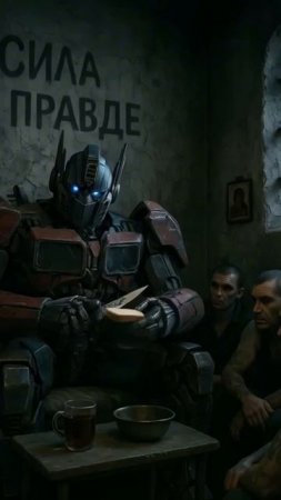 Оптимус на нарах трансформеры юмор transformers