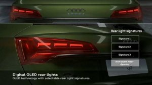 Задние OLED фонари и активация вариантов анимации AUDI Q5 FY FL Рестайлинг VAG-UPGRADE.RU