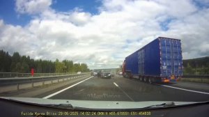 "Как пуля!" Момент серьезного ДТП на автодороге М-7 в Татарстане