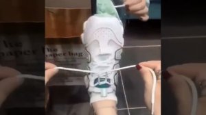 Красивая шнуровка в виде бабочки