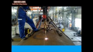 Установка для вырезки отверстий в обечайках